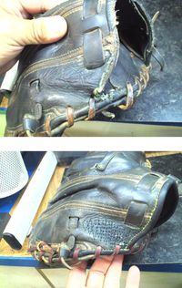 野球　ミット修理　295 2013/09/03 22:09:00