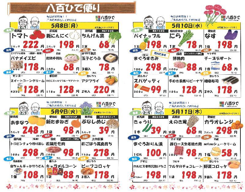 八百ひで便り！！