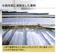 平板スレート屋根の縁切り作業 2009/03/28 18:47:36