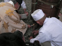 秋葉神社にて
