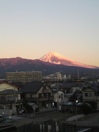 富士山 2011/01/17 06:57:27