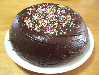 ケーキ作りました