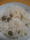 ツタンカーメンのえんどう豆ごはん